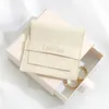 Envoltura de regalo 500 unids Tamaño personalizado Exquisita joyería Bolsa de papel de regalo con asa Cajón Cajas de cartón Bolsa de terciopelo de microfibra 231026