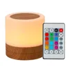 Veilleuses tactile lampe LED Table chevet RGB chambre avec capteur Portable lampe de bureau pour enfants cadeaux