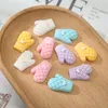 30pcs 25 12mm Flat Back Resin Components Cabochon Kawaii Cartoon Glove DIY Flatback Decorative Craft Scrapbooking for Phone259z