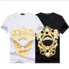 1Luxury Designer Men's T-shirts Dress Shirt Summer Men's and Women's With Monogrammed Casual Top Quality Fashion ST252S