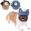 Ropa para perros Gorra de malla de béisbol para mascotas para perros Deportes al aire libre Sombrero de verano Visera de protección solar Gorras de gato ajustables Viajes