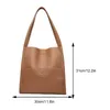 Sacs de soirée Femmes Sac fourre-tout à la mode Zipper Casual Satchel Simple Grand Hobo Polyvalent Cuir Épaule Shopper