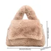 Sacs de soirée Mode féminine polyvalente épaule en peluche grande capacité sacs à main féminins voyage trajet léger dames loisirs bandoulière