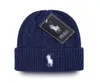 Novo Beanie Designer gorro luxo polo gorro chapéu temperamento versátil gorro chapéu de malha quente carta POLO design chapéu 22 cores L-2