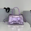 高品質の砂時計バッグデザイナーバッグハンドバッグワニ革のクロスボディ財布デザイナー女性ハンドバッグショルダーバッグ