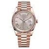 Rose Gold Womens Luksusowy automatyczny zegarek mechaniczny 36 mm zegarek ze stali nierdzewnej męski 41 mm mechaniczny projektant biznesowy Złoty zegarek Monterey Luksus