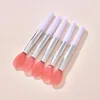 Makeup Brushes Double Side Soft Silicone Head Eyeshadow Lip Applicator Brush 5Pcs With PVC Bag Cosmetic Beauty Tools