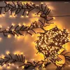 Cordes 30M 1500 LED Cluster de Noël Lumière extérieure étanche pétards chaîne 8 modes fée lumières décor