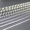 12 mètres lot entier en acier inoxydable rond Rolo chaîne lien bijoux à bricoler soi-même marquage résultats chaînes 2 5mm 3mm 4mm 6mm251W