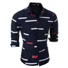 Men's Casual Shirts Europe&America Style American Young Man Tops Fashion Boys Slim Fit M-3XL Clothes Whole 269K