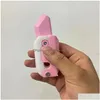 Chaveiro de brinquedo de descompressão e jogos de novidade pendurados para crianças 3D Cenoura Fidget Toy Relief Push Card Pequeno Impresso Natal Drop Deliv Dhdxr