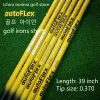 Nuovo Golf Shaft in Ferro e Wedge Shaft Giallo Autoflex SF405/SF505/ SF505x / SF505xx Flex Ferri in Grafite Shaft Golf Shaft "39"