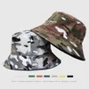 Bérets Camouflage seau chapeau pour femmes hommes en plein air militaire parasol équitation pêche plage pêcheur casquettes armée sans ficelle