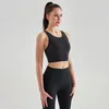 Conjuntos ativos sem costura conjunto de ginásio feminino fitness yoga esportes terno treino 2 pçs alta suppprt sutiã cintura superior leggings correndo outfit