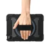 Capa crossbody de silicone para tablet de cor arco-íris para iPad Pro 11 '' Air4 Air5 360 Alça de mão giratória 3 em 1 portátil proteção completa robusta armadura kickstand shell anti-queda