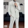 Nuovi costumi da uomo firmati, pezzi larghi, set di abiti casual oversize, completi di pantaloni blazer alla moda