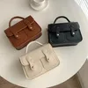 Kvällspåsar vintage kvinnor handväska liten kvinnlig axelväska pu läder damer flicka messenger väskor bolsas femininas bruna satchels 231026