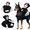 Vêtements pour chiens Costume de poupée mortelle pour chien Chucky Dog Cosplay Costume drôle Halloween Noël Vêtements pour chiens Costume de fête pour petits et moyens chiens 231027