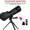 Télescope 1 ensemble, collimateur astronomique à 7 niveaux de luminosité et adaptateur d'oculaire