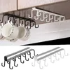 Kitchen Storage Hooks Under Shelf Cups Rack Drilling Coffee Holder Utensil Hanging Decorative Wall Hangers