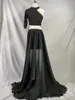 Palco desgaste dança do ventre diamante-cravejado preto top saia longa terno oriental grande balanço desempenho vestido