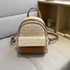 Zaino da donna 2023 nuova texture avanzata stampa di lettere per piccoli gruppi pendolari borsa a tracolla multiuso leggera outlet