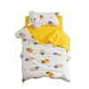 Sängkläder set 3st prinsessor bomulls crib säng linnet kit tecknad baby set inkluderar kuddarblad täcke täcke utan fyllmedel 231026
