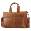 Briefcases Stylish Shoulder Bag For Men Large Capacity Handbag Bags Functional Laptop Tote 517D