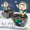 Halloween Toys DJ Pig Robot 30 Songs Music Box Children Lights Rock Waddle Dance Electric Doll Toddlers Kid Baby Musical Gift 231027