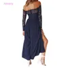 Dames herfstkleding jumpsuit hoge tailleband losse off-shoulder uitgehold jumpsuits sexy bodycon bodysuit rompertjes voor damesoutfits