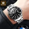 Armbandsur Olevs Luxury Fashion Watch for Men Business Waterproof Large Dial Original Watches Sport Mens Quartz Montre Homme 231027