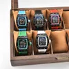 New Generation Ceramic Oil Case Hollowed Out Design Niche Sports Trend Flow Business Quartz Watch