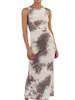 Casual Dresses Women Y2k Grunge Tie Dye Tank Dress Sleeveless BodyCon Long Printed Painte Party Trendy sundress