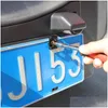 Other Exterior Accessories Black Car License Plate Opener Bottle For Jeep Wrangler Jk 2007- Exterior Accessories Drop Delivery Automob Dhdfe