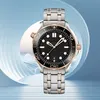 Casual Mens Watches Waterproof Sport Mechanical Watch Styl Style Relogio Masculino Sapphire Guma Gumowa silikonowa zegarek Styl Automatyczny zegarek zegarek