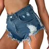 Women's Jeans High Waist Ripped Denim Woman Sexy Sport Mini Shorts Crotchless Fashion Athletic Invisible Open Crotch Pants Outdoor Sex