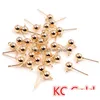 Pins & Needles 50Pcs/Lot 5Mm 6 Colors Pin Findings Stud Earring Basic Pins Stoppers Connector For Diy Jewelry Making Accesso Dhgarden Ottmn