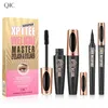 Mascara QIC Waterproof Gruby kręcony silikonowy szczotka do głowy wydłużanie rzęs trwające 24h 4D Zestaw Eyeliner Kosmetyki 231027