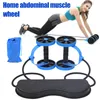 Motstånd Band Abdominal Fitness Wheel Roller Lätt att lagra Elastic Puller Band för träning för hemmet