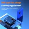 66W Power Bank 20000MAH Super Fast Lading Power Bank Tragbares Ladegerät Digital Display External Batterie Pack für iPhone Xiaomi