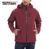 Vestes pour hommes TACVASEN coupe-vent hiver doublure polaire veste à capuche hommes imperméable Softshell veste manteau randonnée travail vestes tactiques vêtements d'extérieur 231026