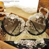 BRAS SETS LOGIRLVE UTGÅNG EBRODERY LOTUS PINK Ultratunn Kvinnors sexiga transparenta spetsunderkläderbh-uppsättning T231027