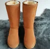 Kniehohe Stiefel, modisch, heißer Verkauf, hochwertige Damen, klassischer hoher Stiefel, Damenstiefel, Schneestiefel, Winterleder