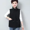 Women's Vests Casual Drawstring Cargo Vest Women 2023 Spring Summr Sleeveless Jacket Fashion Zipper Short Chalecos Thin Oversize Waistcoat