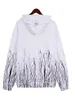 Męskie bluzy Bluzy Modna pęknięcie Letter Pullover Casual Cotton Loose dla mężczyzn