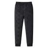 Pantaloni da uomo Uomo Addensare Impermeabile Foderato in caldo pile Pantaloni sportivi casual Pantaloni da jogging Pantaloni in cotone imbottito con lacci solidi M 5XL 231027