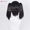 Catsuit Costumes Anime Lovelive Love Live Yazawa Cosplay Wig Women 40cm Black Nico Wigs Heat Resistant Synthetic Hair