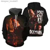 Men's Hoodies Sweatshirts Halloween Michael Myers 3D Printed Hoodies Unisex Pullovers Funny Dog Hoodie Casual Street Tracksuit L231027