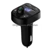 Other Auto Parts X8 Fm Transmitter Bluetooth 5.0 Car Hands O Mp3 Player Adapter Usb 22.5W Quick Charging Type-C Fast Charger Modator Dhhri