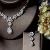 Necklace Earrings Set Fashion Flower Shape Simple Design And Women Bridal Party Wedding Girlfriend Gift Conjunto De Joyas N-1392